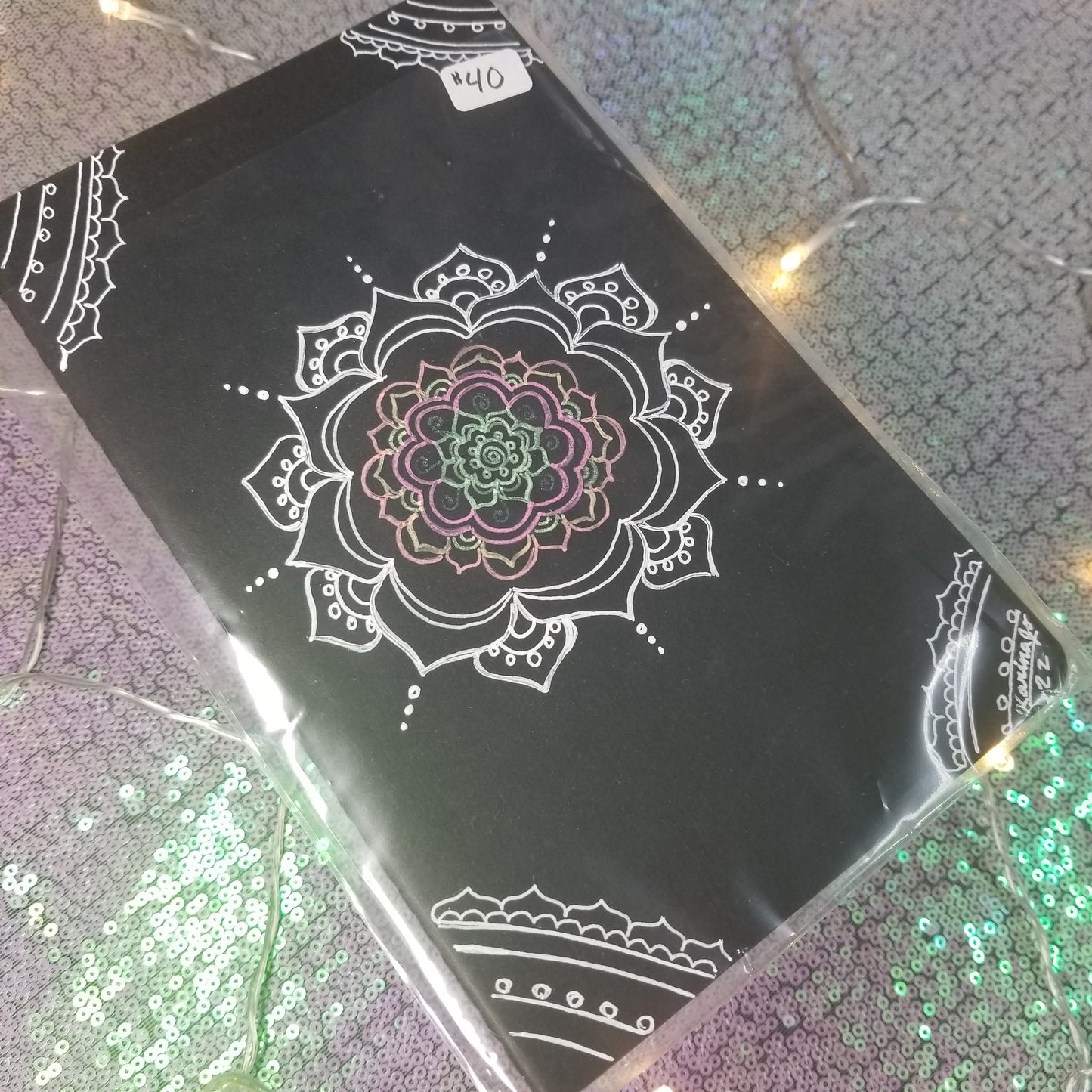 Medium Handdrawn Moleskine Journal / Notebook