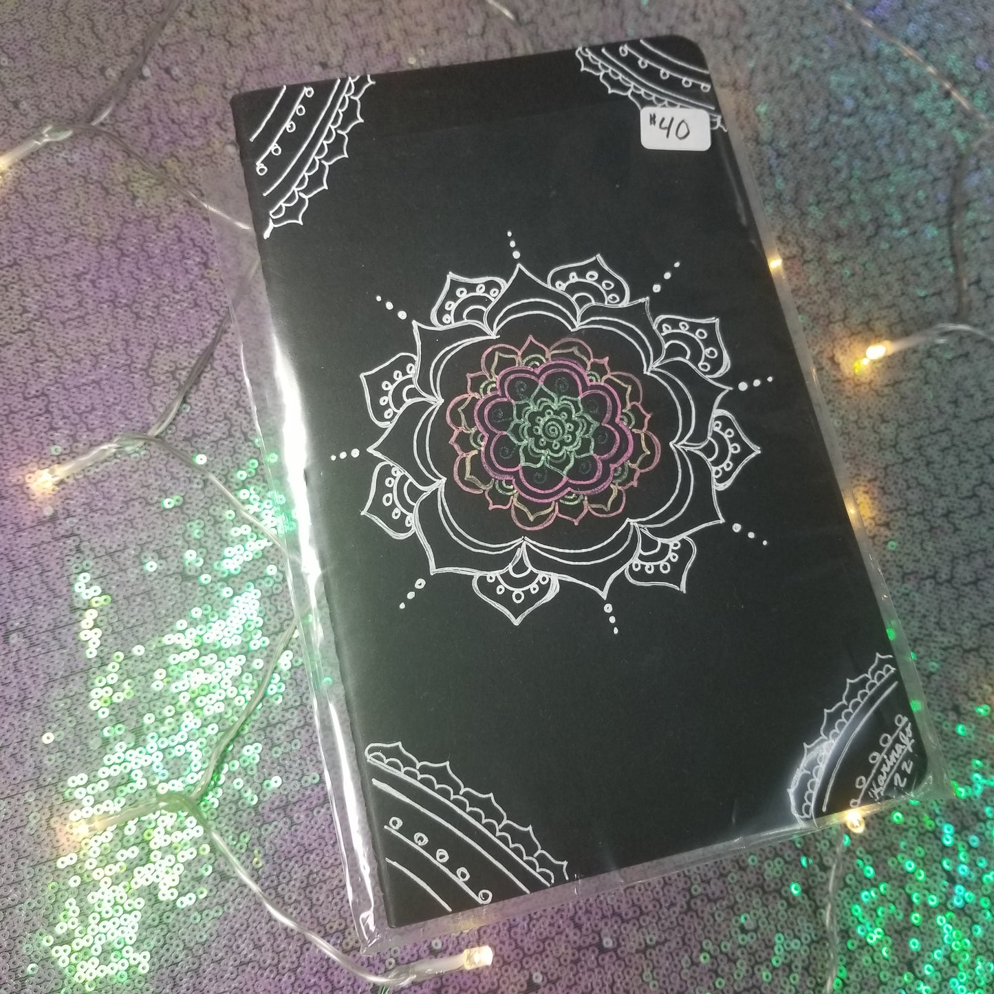Medium Handdrawn Moleskine Journal / Notebook