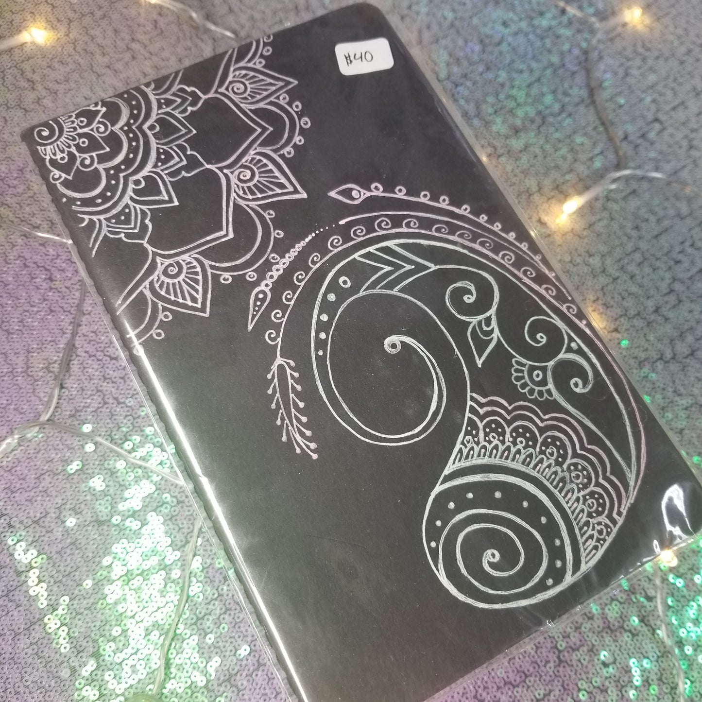 Medium Handdrawn Moleskine Journal / Notebook