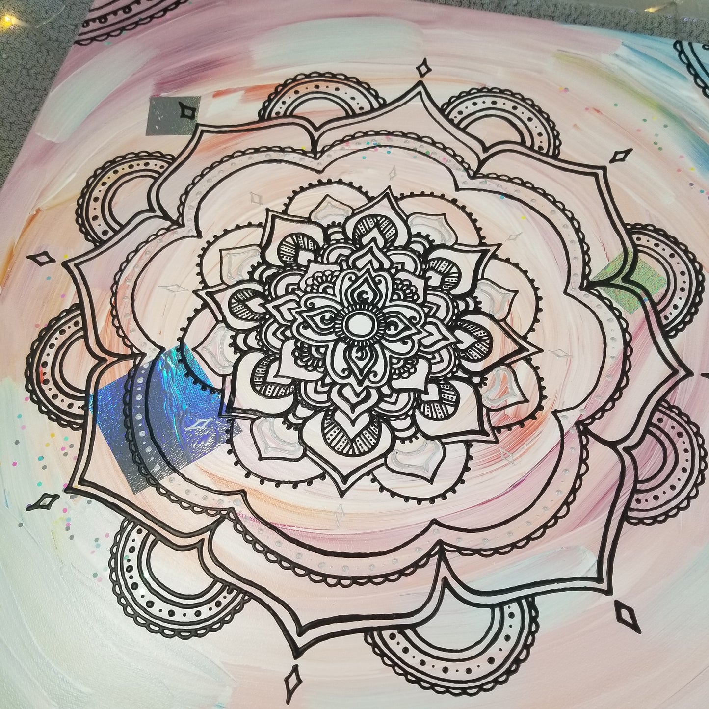 Entropy 20x20" Acrylic Painting