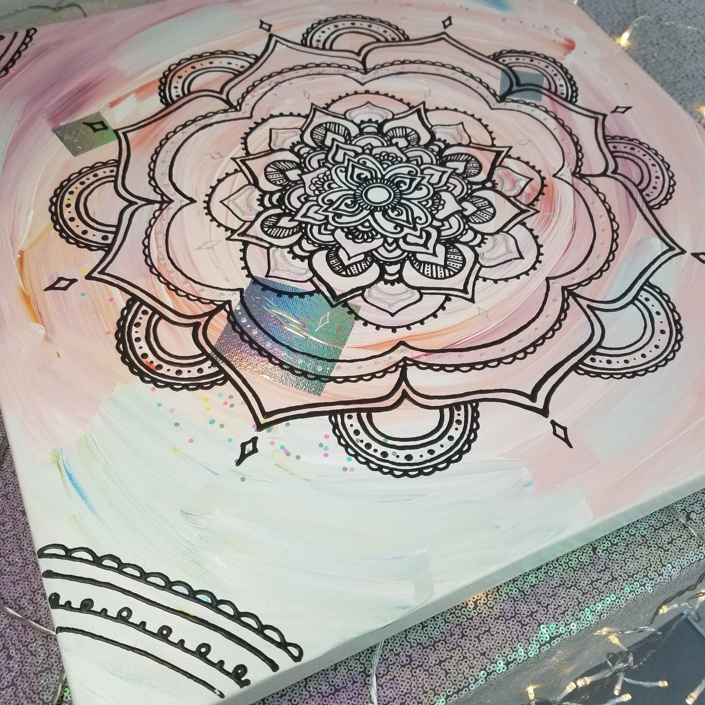Entropy 20x20" Acrylic Painting