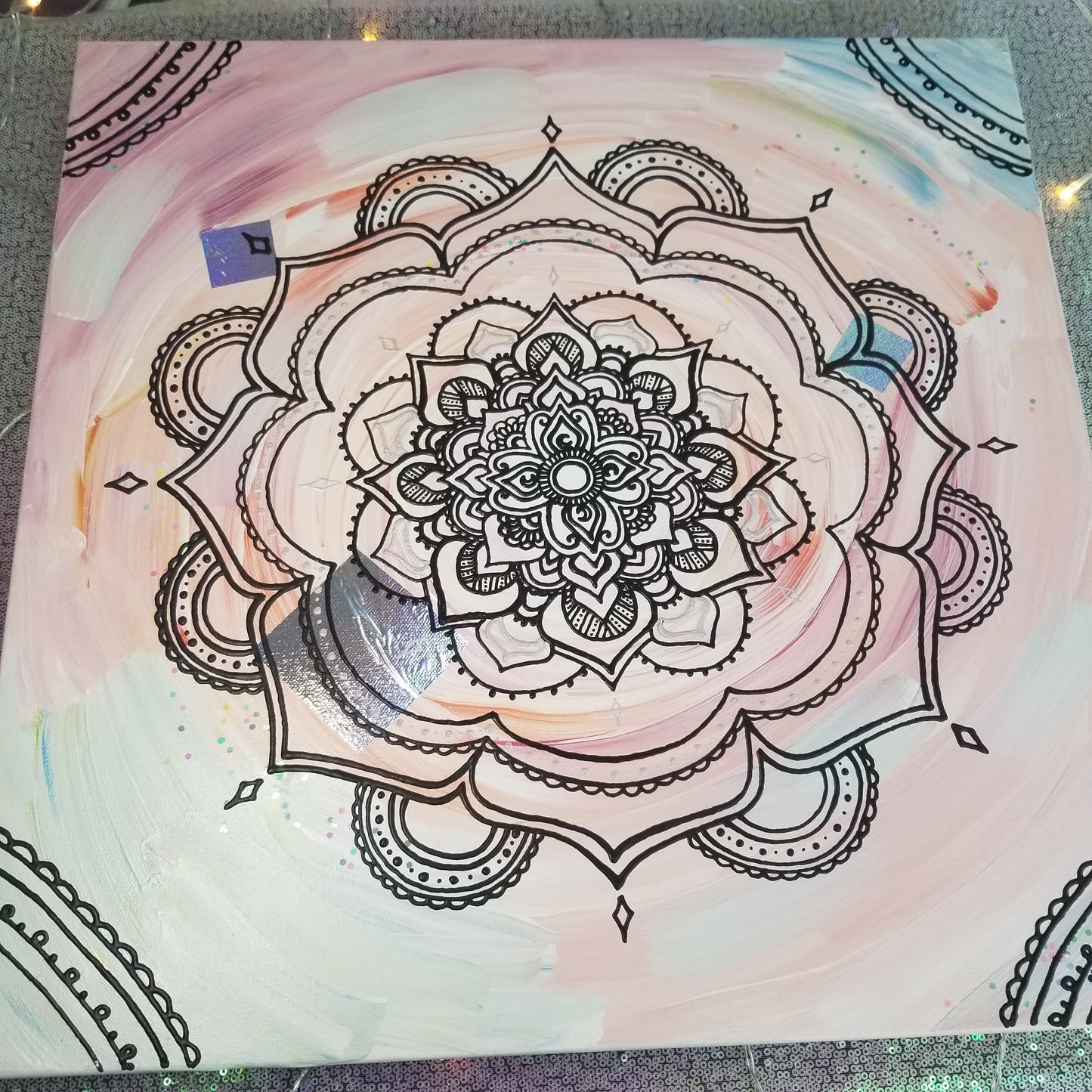 Entropy 20x20" Acrylic Painting
