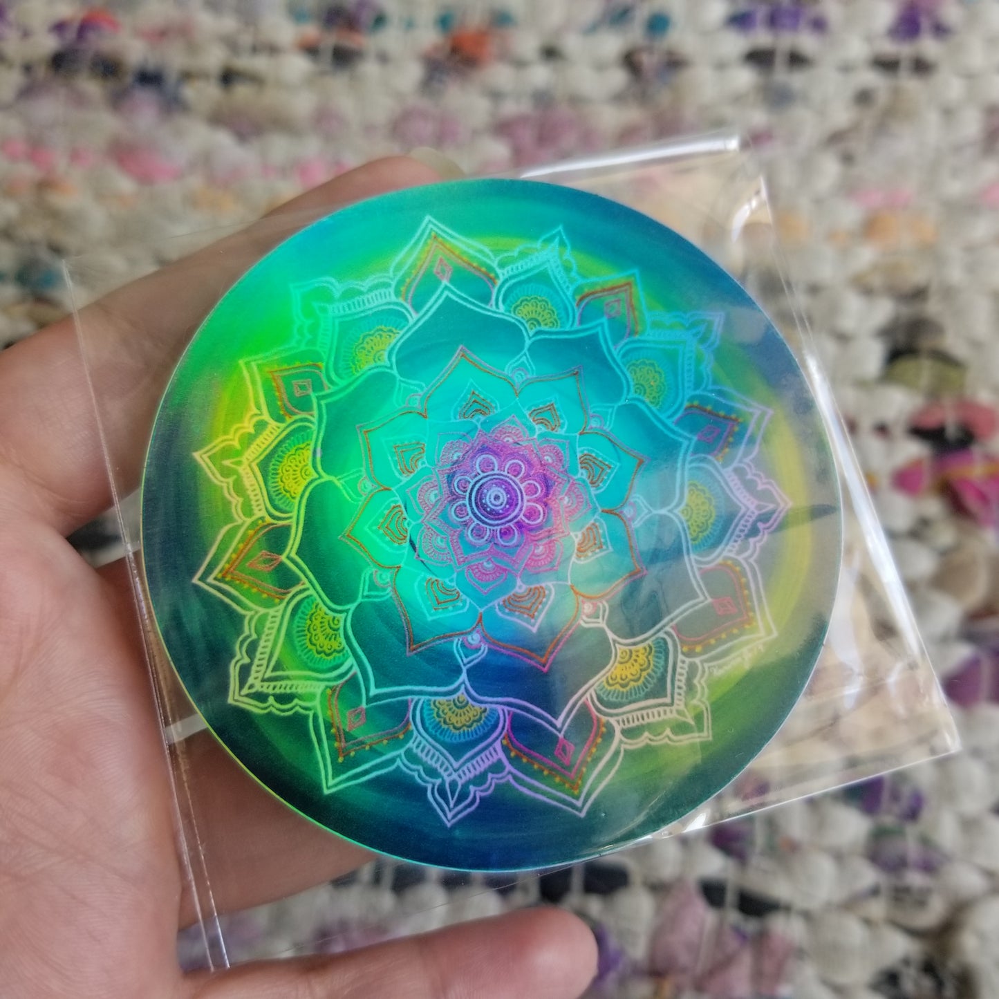 The Next Phase Holographic Waterproof Art Sticker