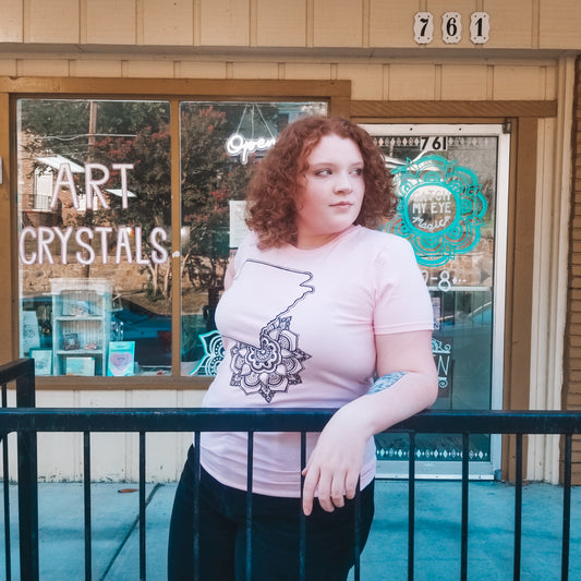 Pink Arkansas Mandala Shirt