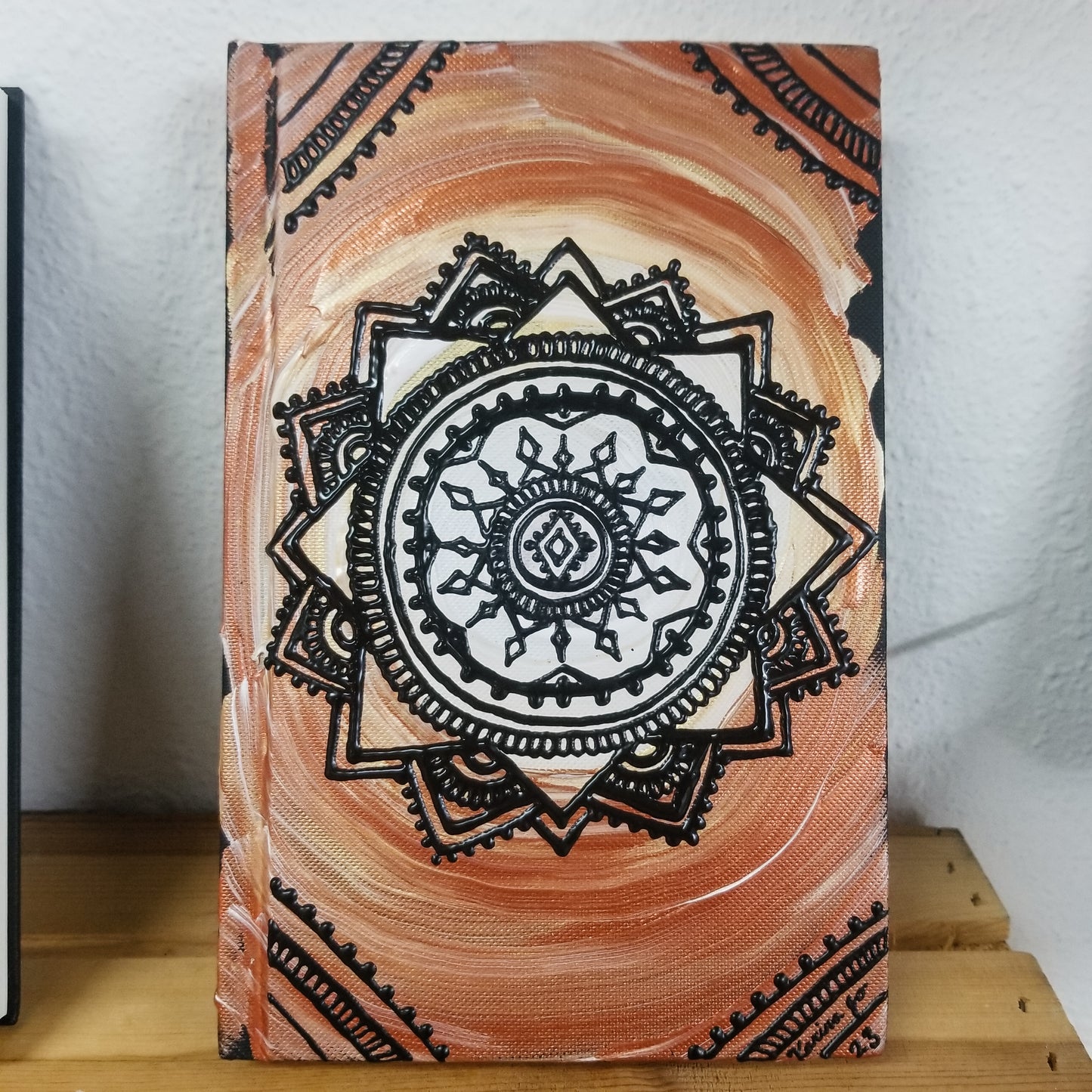 Evolution Medium Handpaited Hardcover Journal / Sketchbook