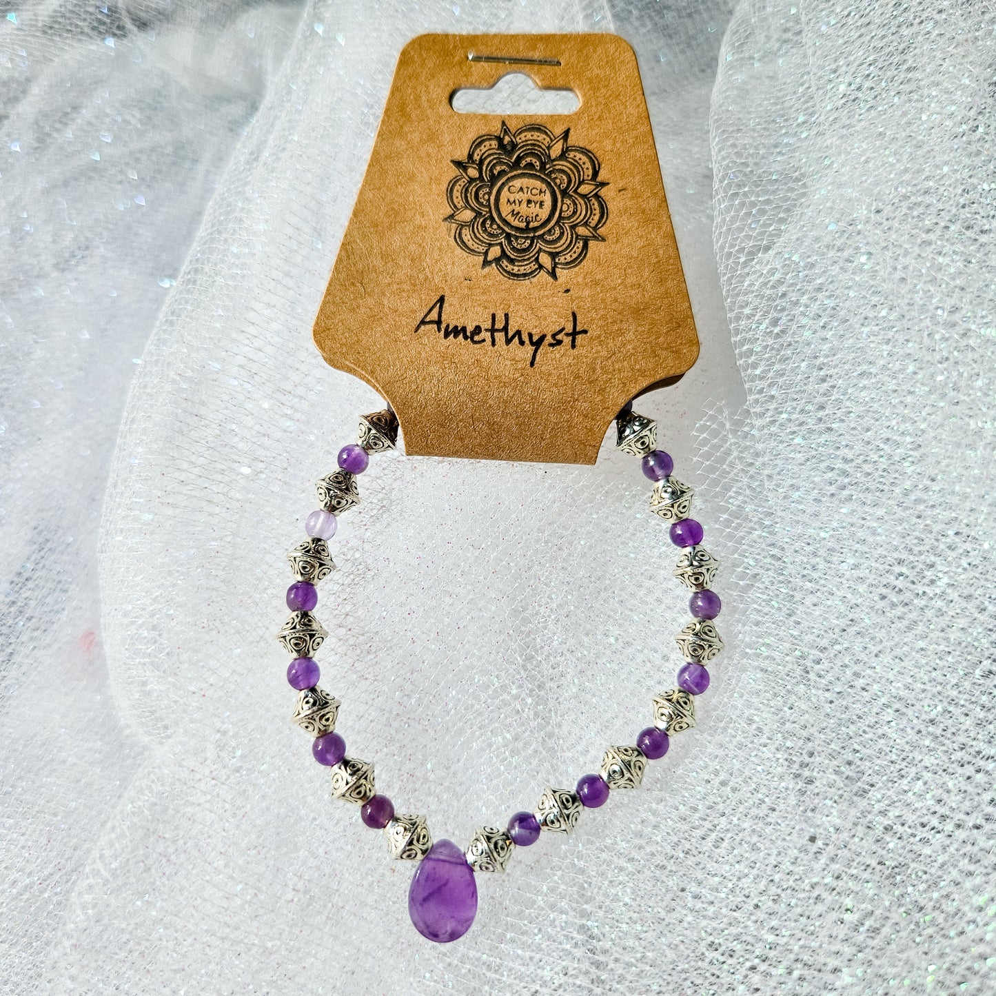 Amethyst Crystal Bracelet