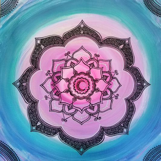 Limitless Desire 24x24" Acrylic Painting