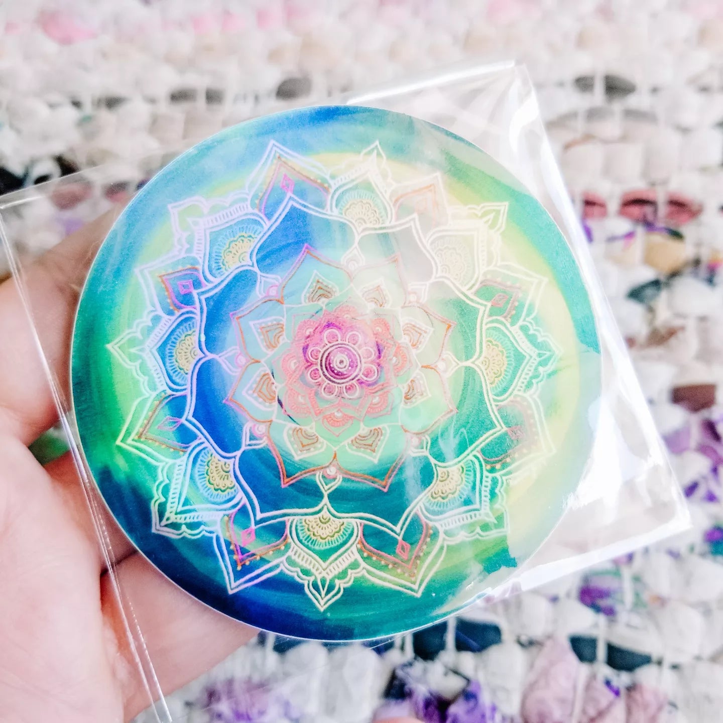 The Next Phase Holographic Waterproof Art Sticker