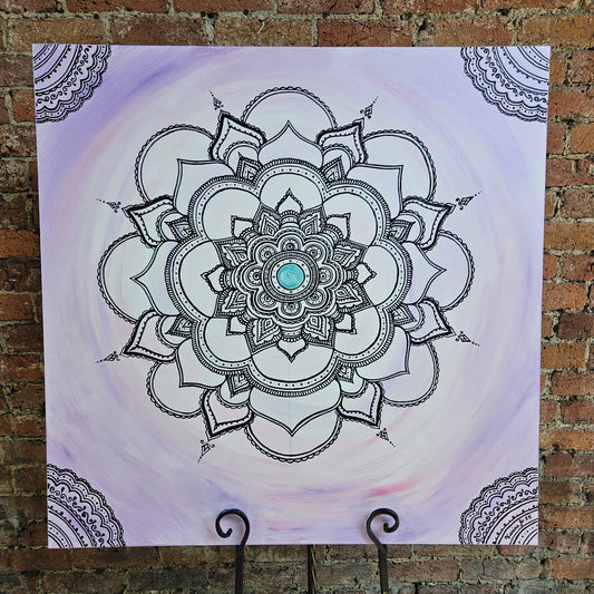 "The Divine" 36x36" Acrylic Painting