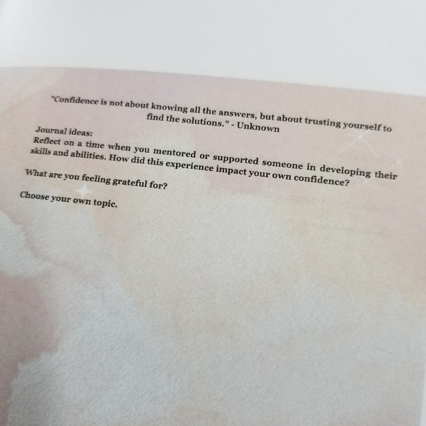 Feeling Secure Within your Skills and Abilities - A Journey to Success