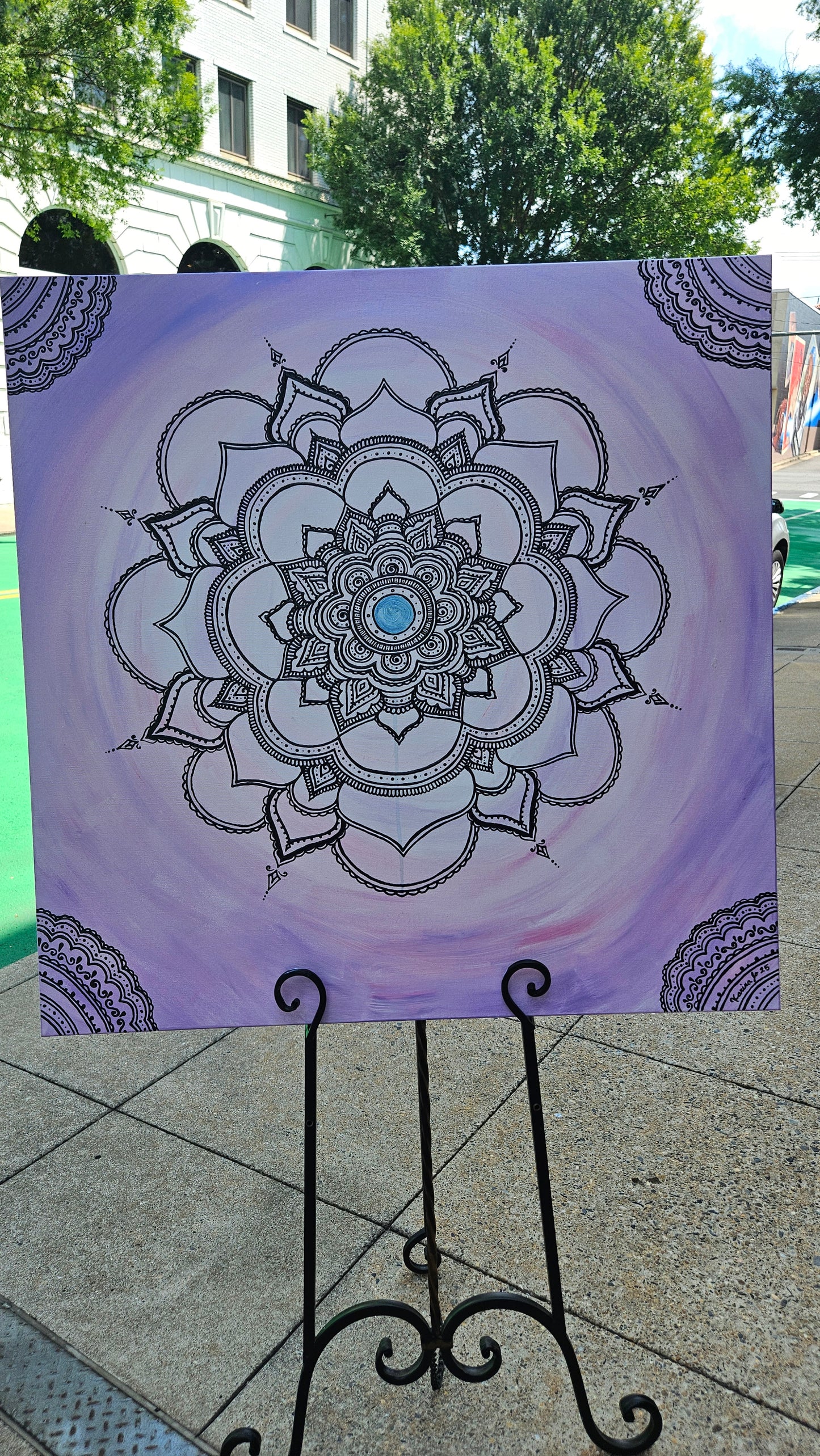 "The Divine" 36x36" Acrylic Painting