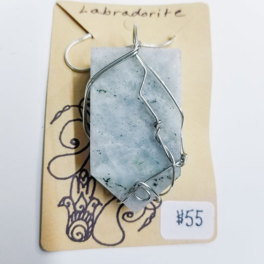 Labradorite Handwrapped Necklace
