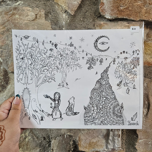 Portal out of Atlantis Art Print | 8.5x11 Poster