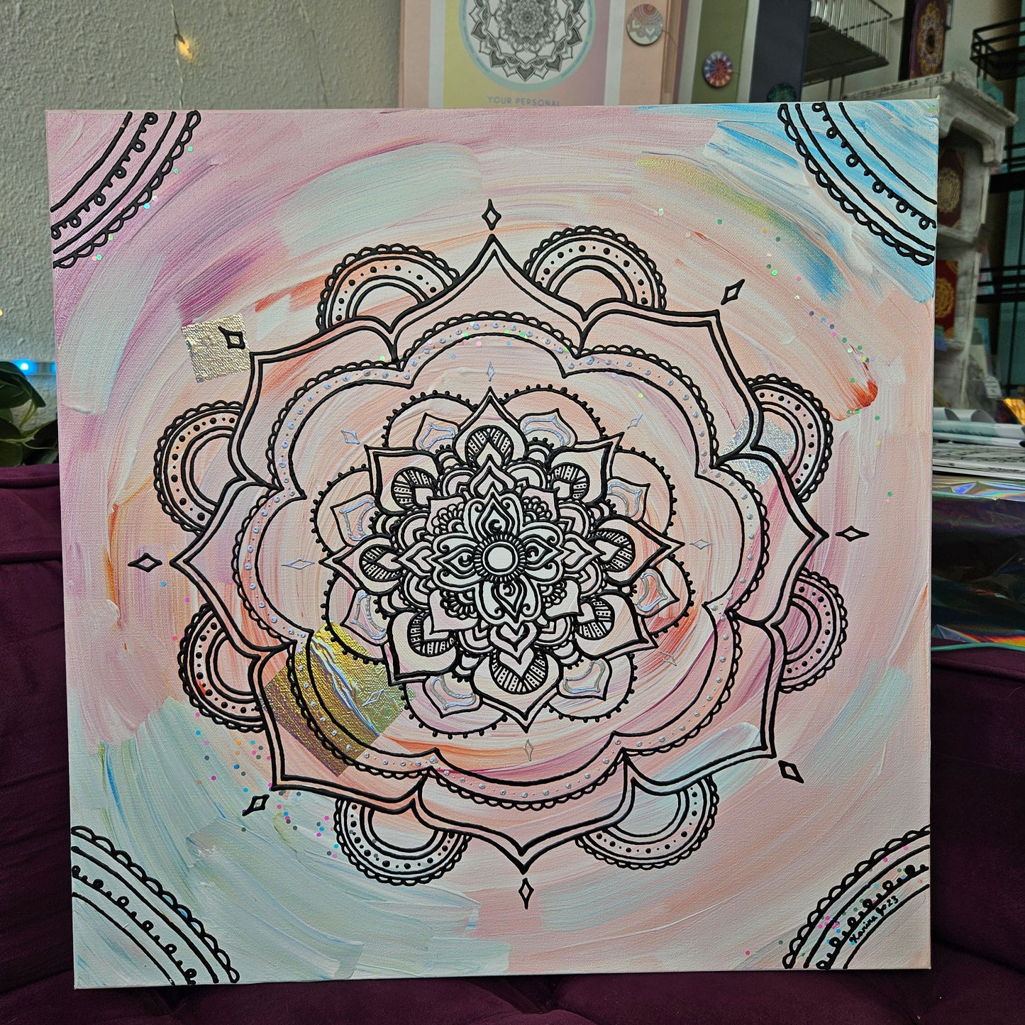 Entropy 20x20" Acrylic Painting