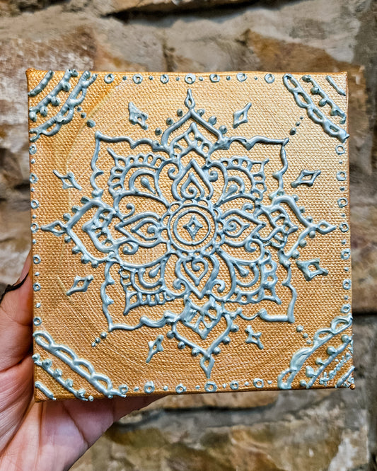 "Enchanted" 6x6" Original Acrylic Painting