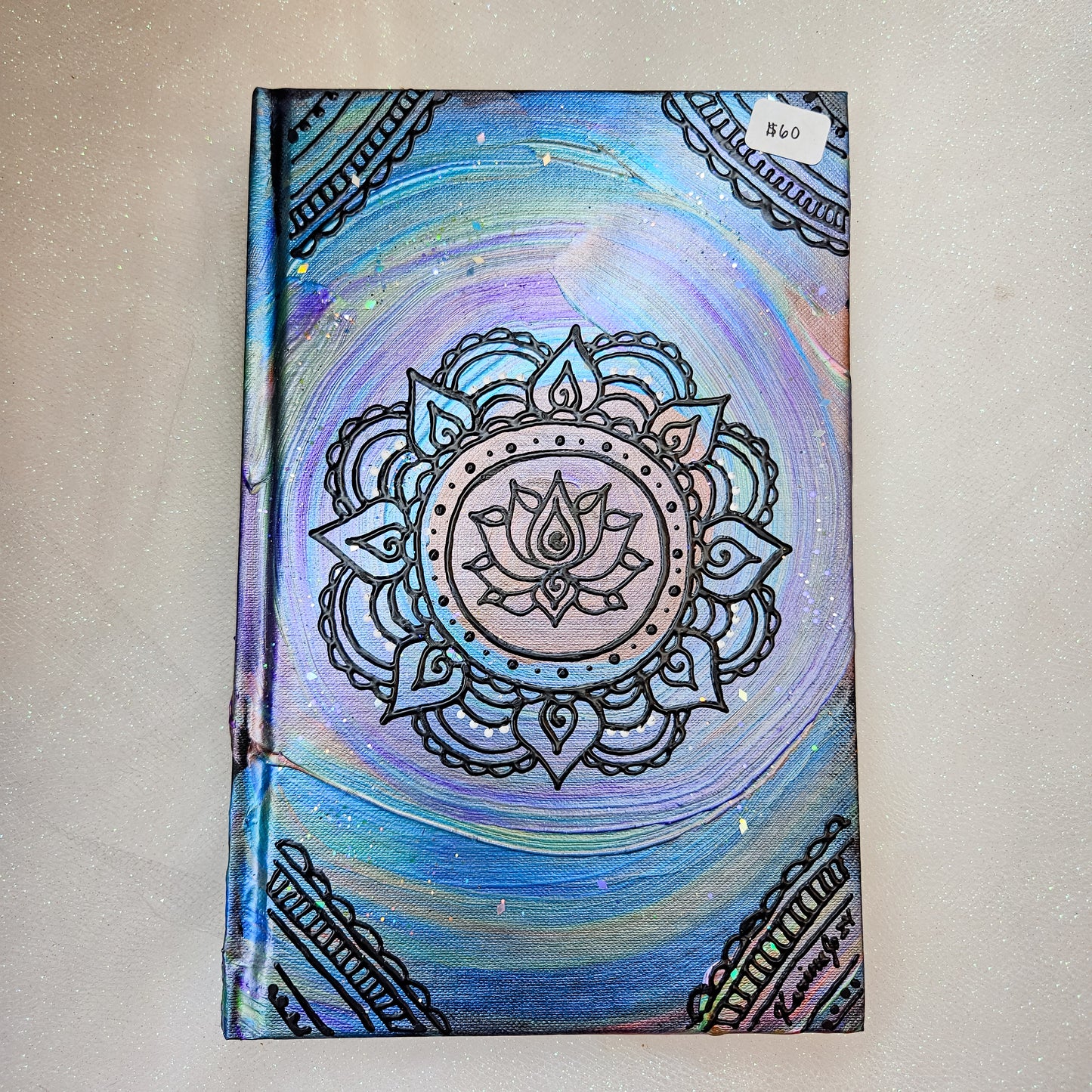 "Bold Blossom" Painted Medium Sketchbook