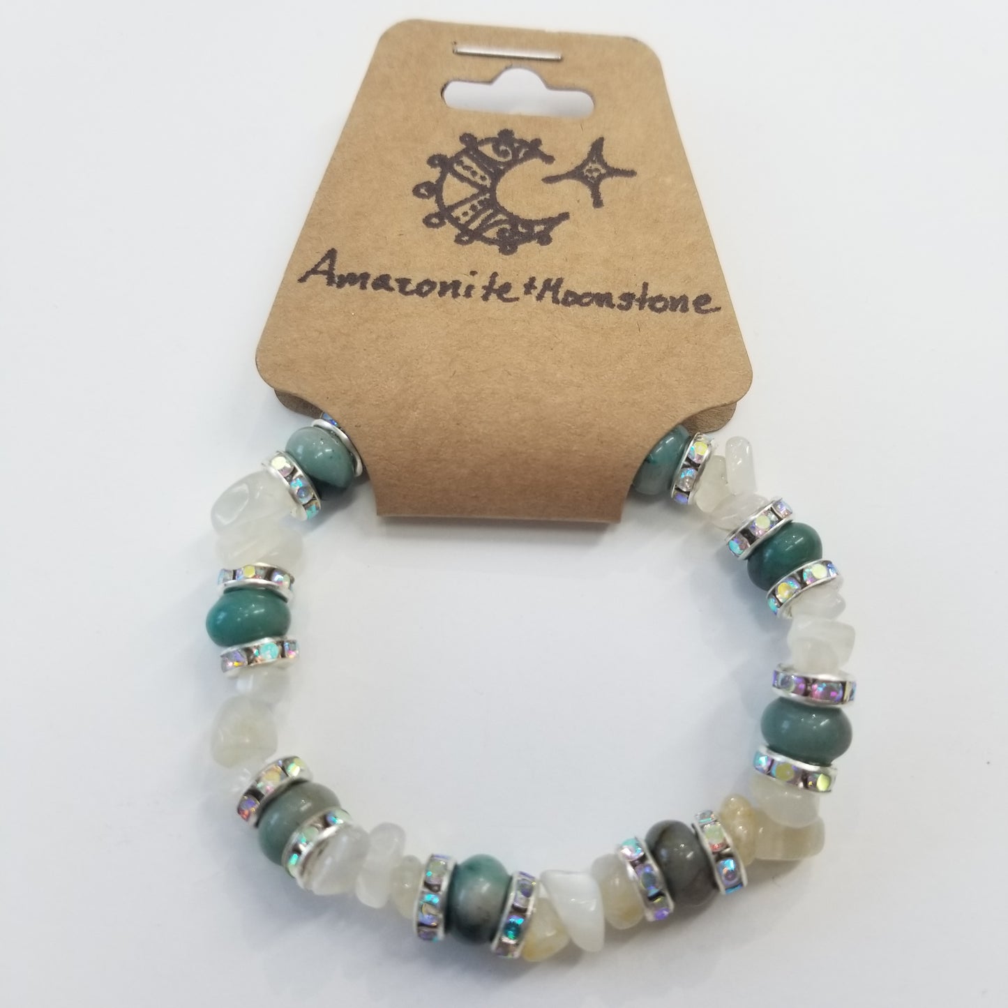 Amazonite & Moonstone Bracelet