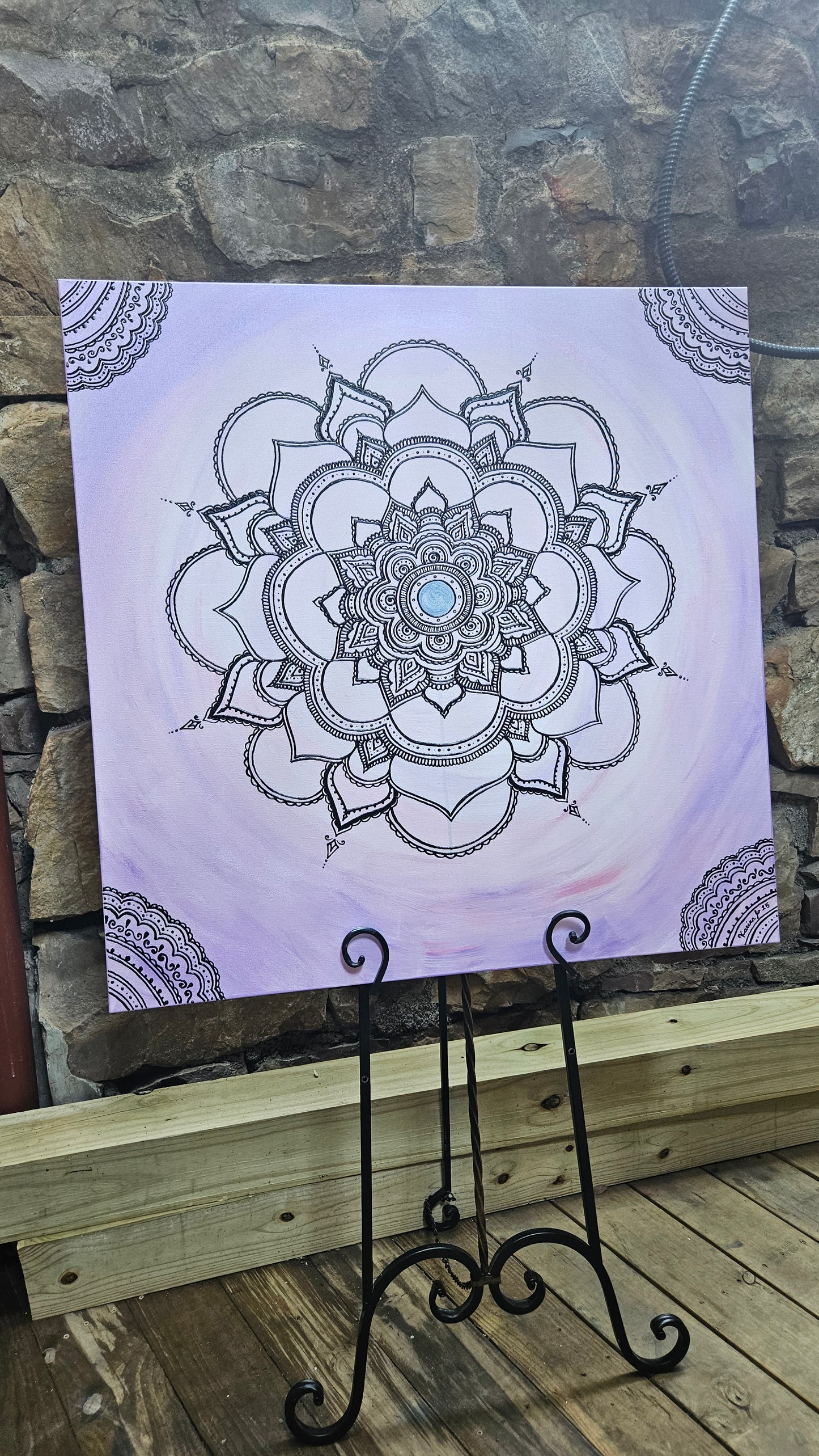 "The Divine" 36x36" Acrylic Painting