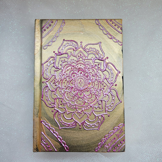 Soft Strength 4x6" hand-painted sketchbook / journal
