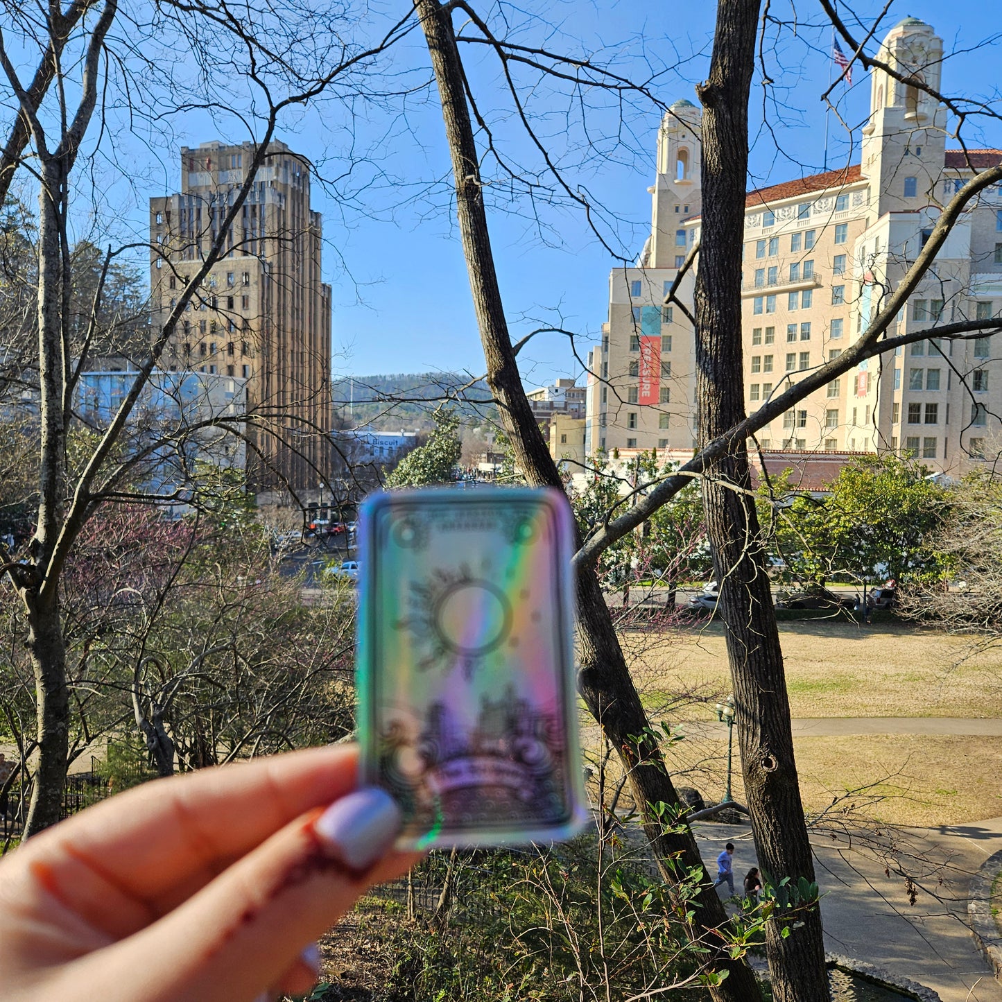 Eclipse Hot Springs Waterproof Holographic Art Sticker Pre-Order