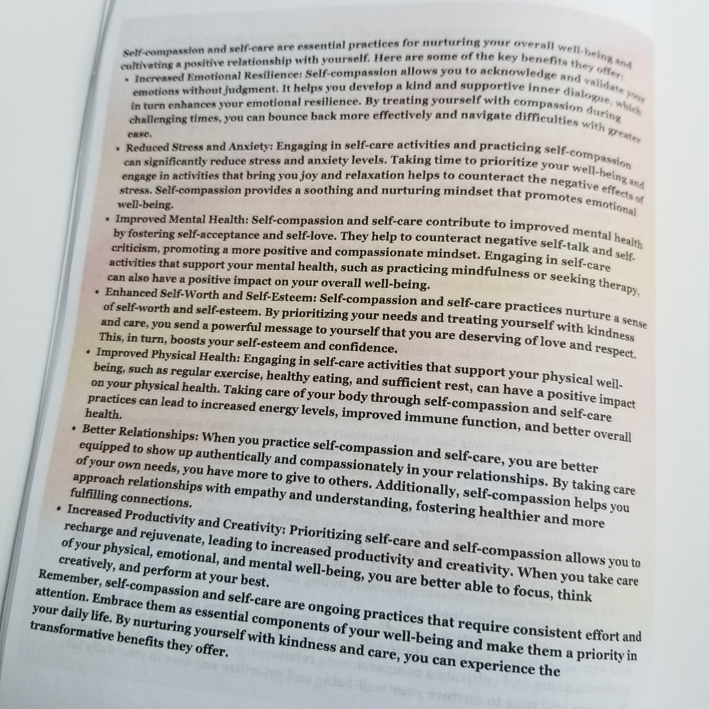 Self-Compassion and Self-Care - A Journey to Success