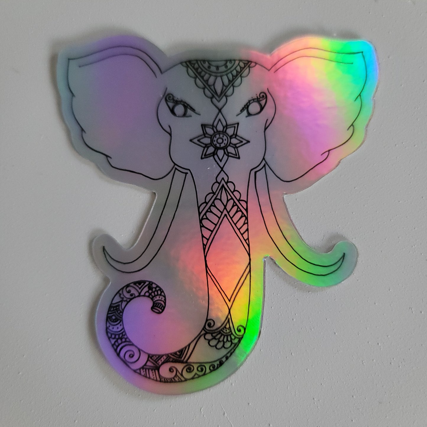 "Elle" Waterproof art print sticker