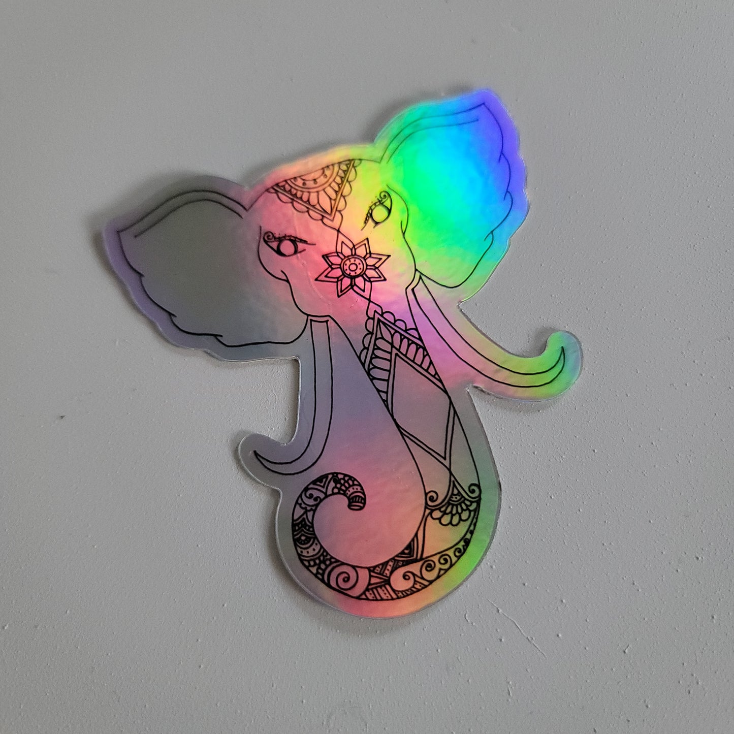 "Elle" Waterproof art print sticker