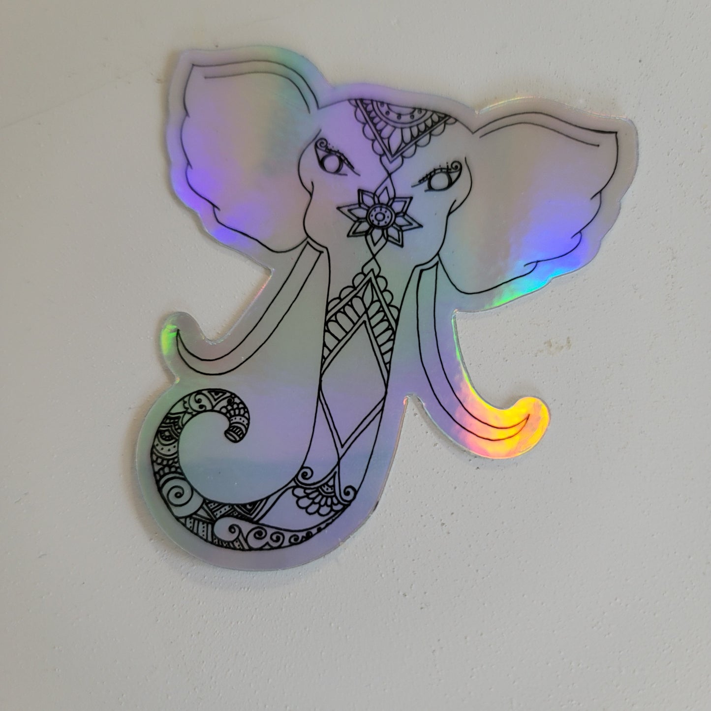 "Elle" Waterproof art print sticker