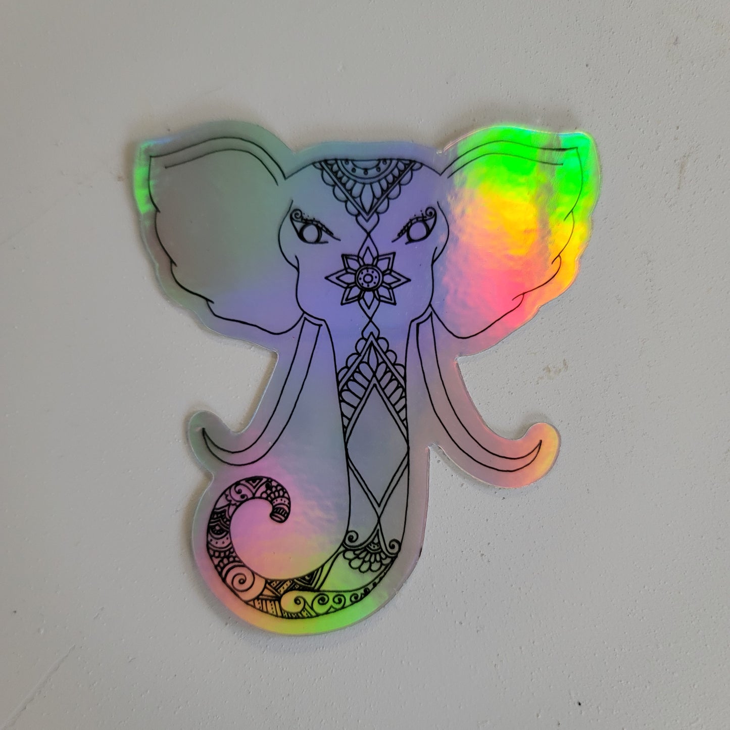 "Elle" Waterproof art print sticker