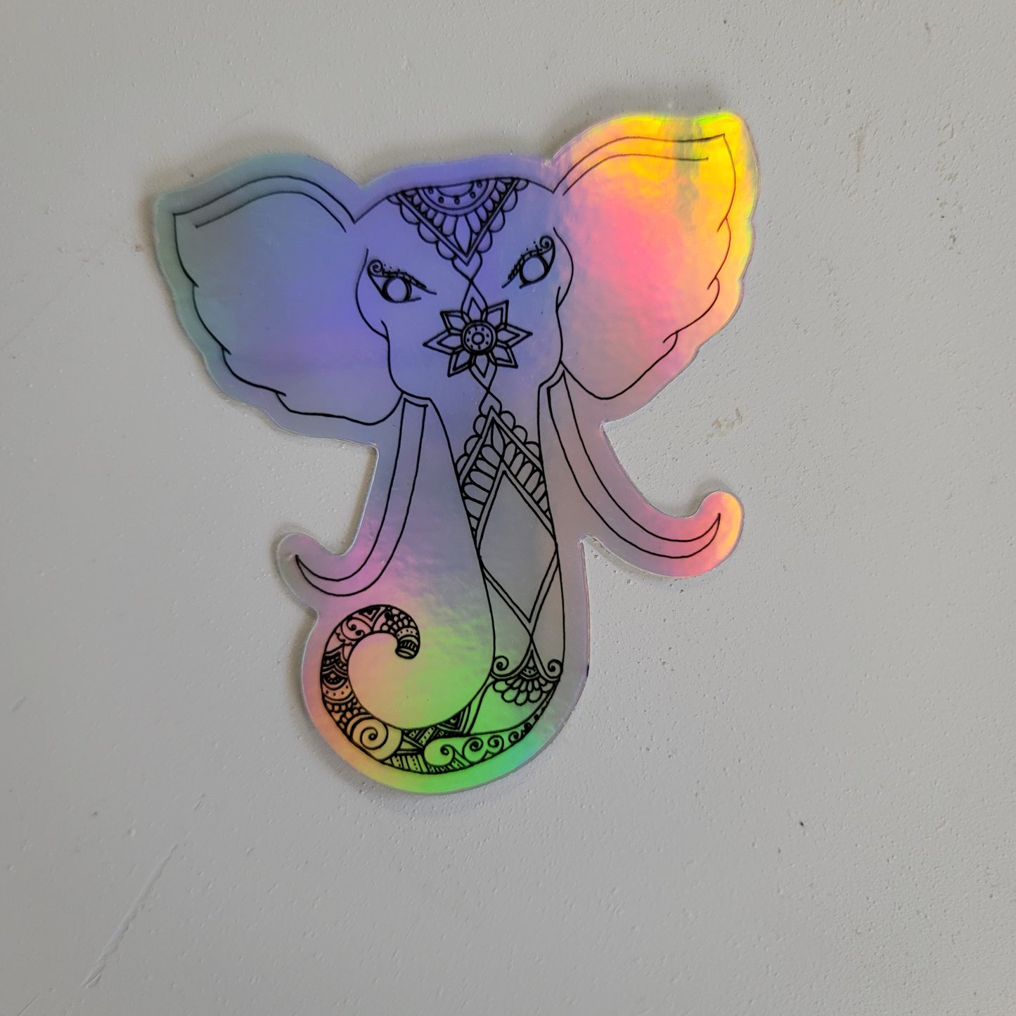 "Elle" Waterproof art print sticker