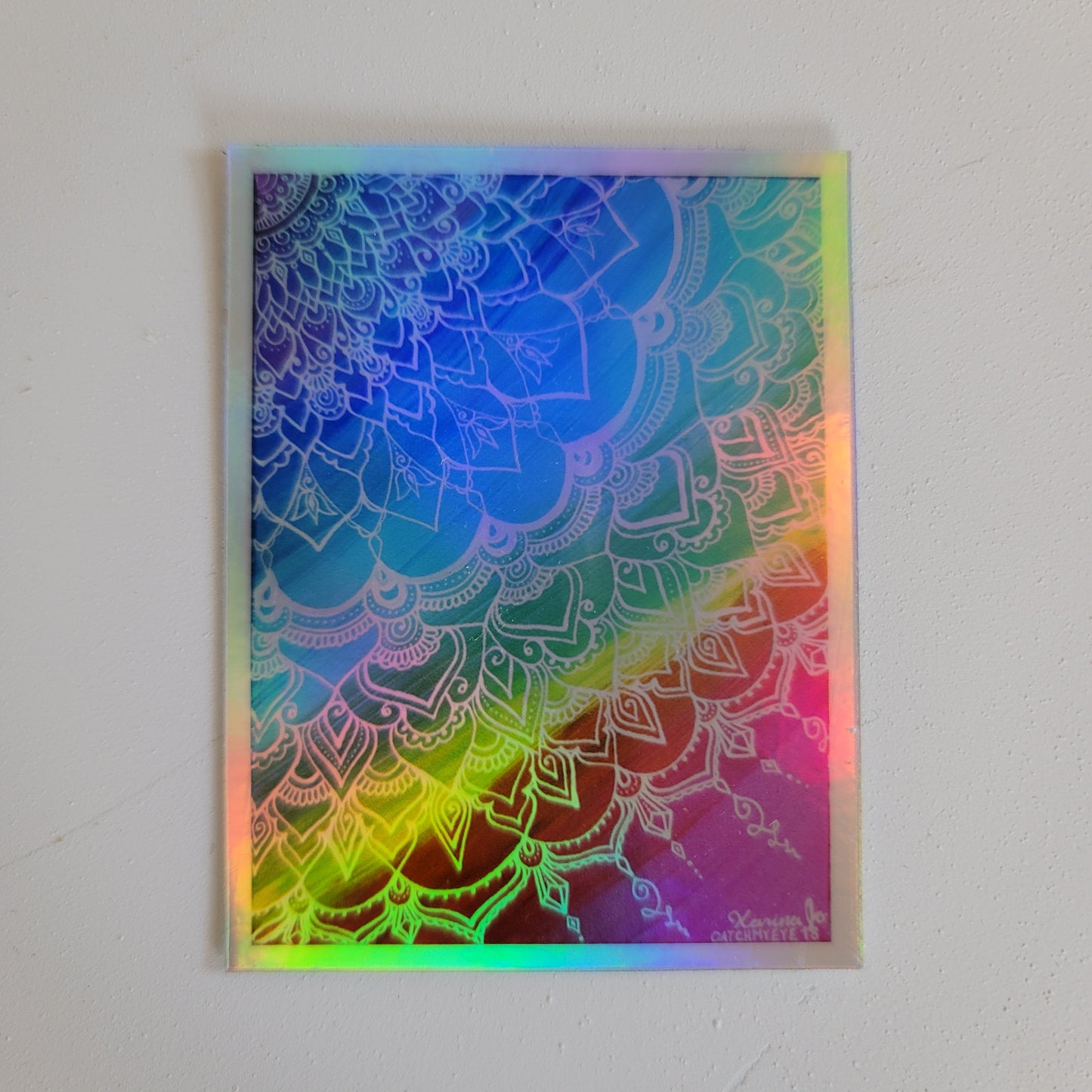 "Chakra Swirl Mandala" waterproof art sticker