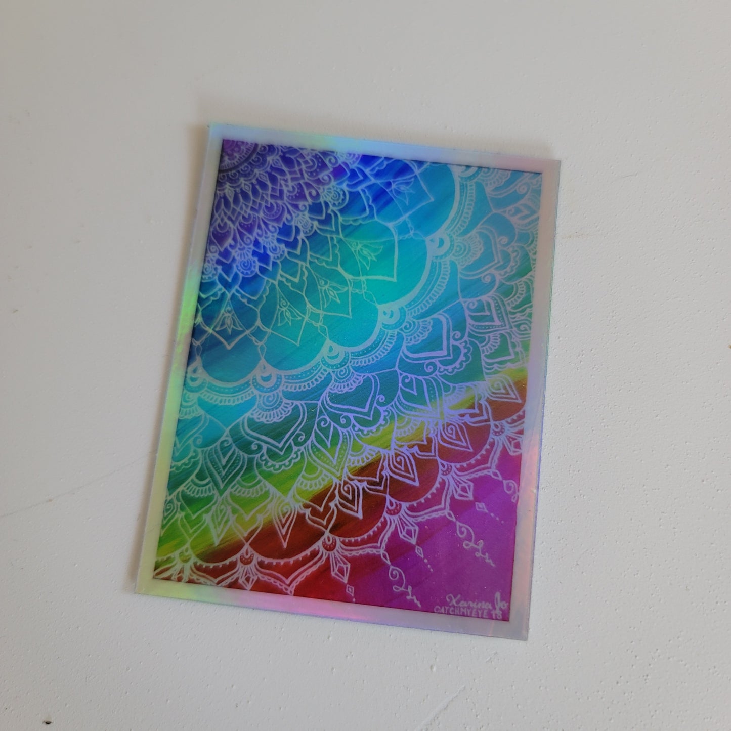 "Chakra Swirl Mandala" waterproof art sticker