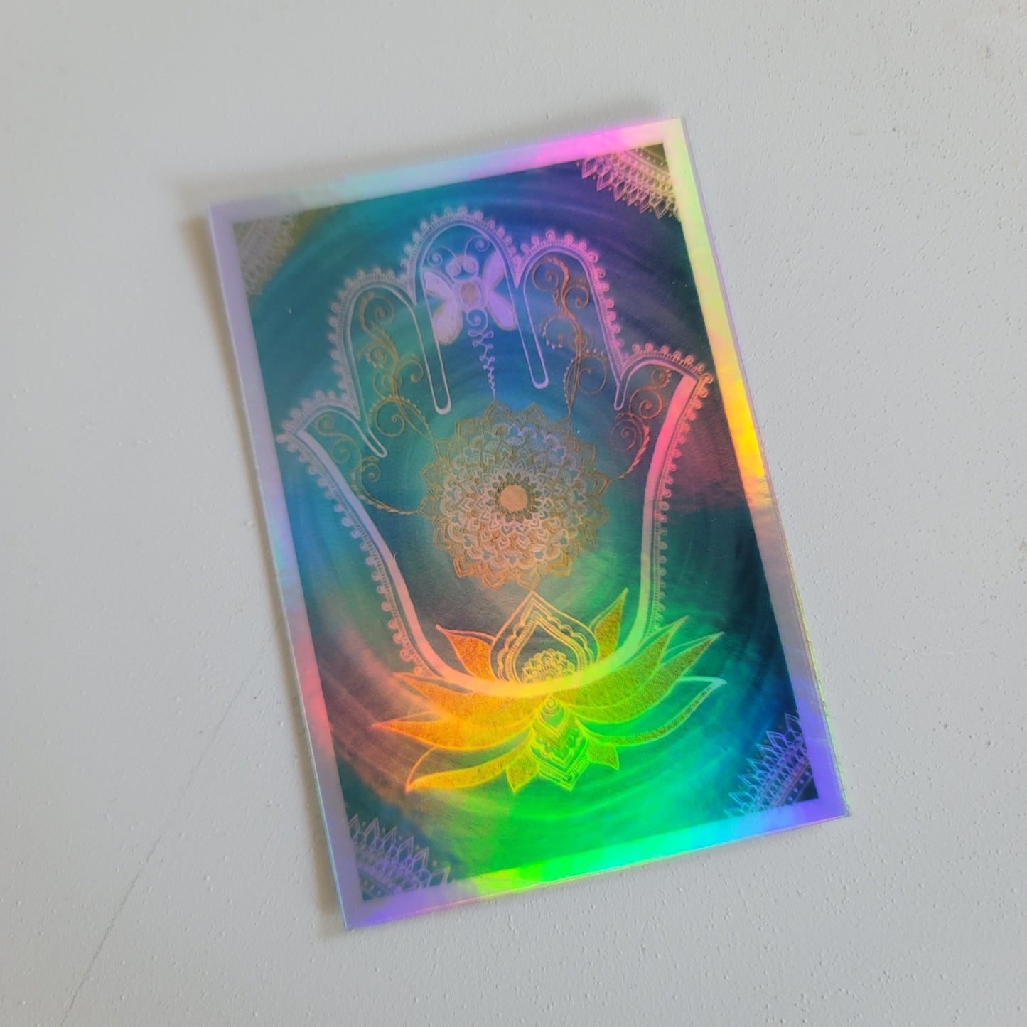 Dragonfly Hamsa waterproof sticker