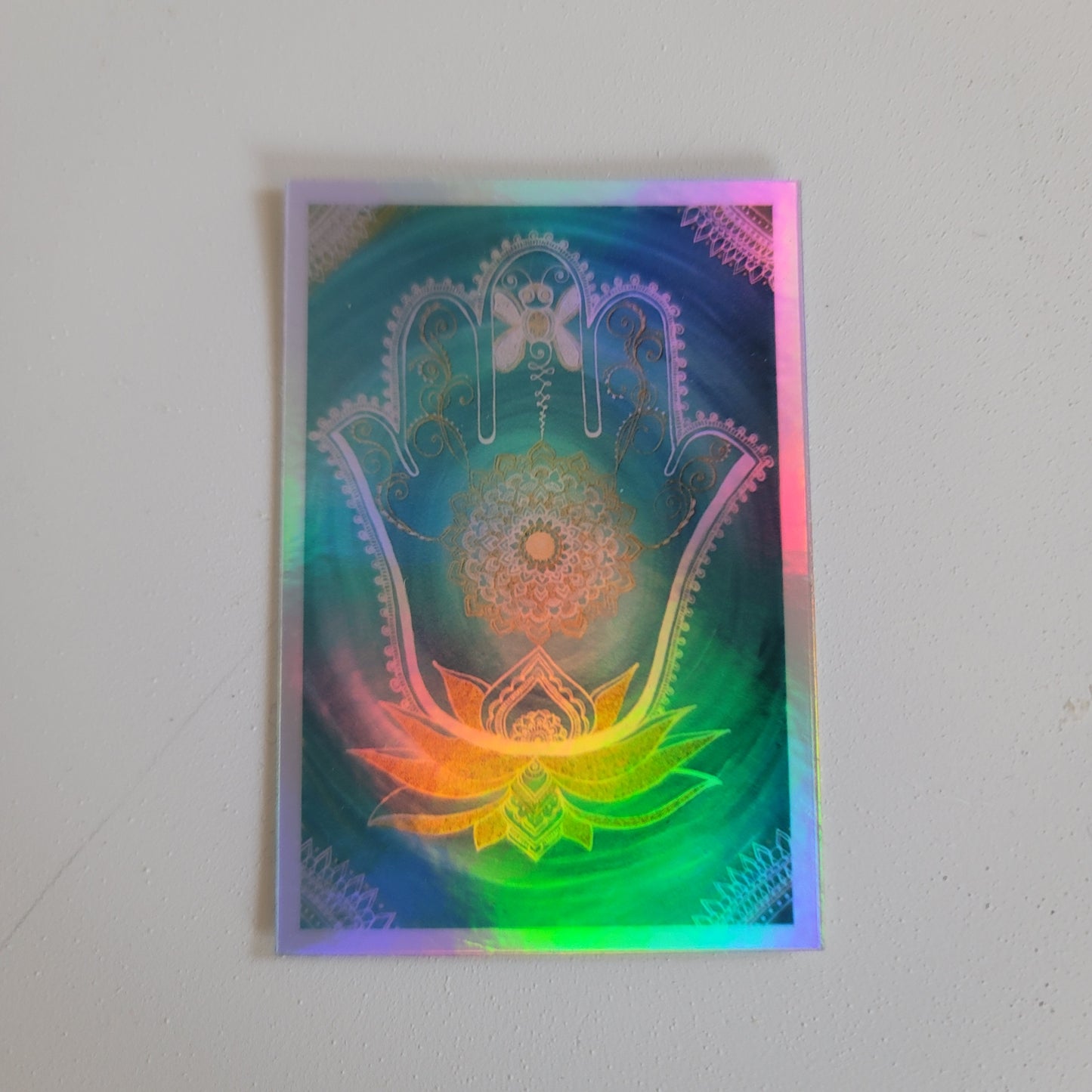 Dragonfly Hamsa waterproof sticker