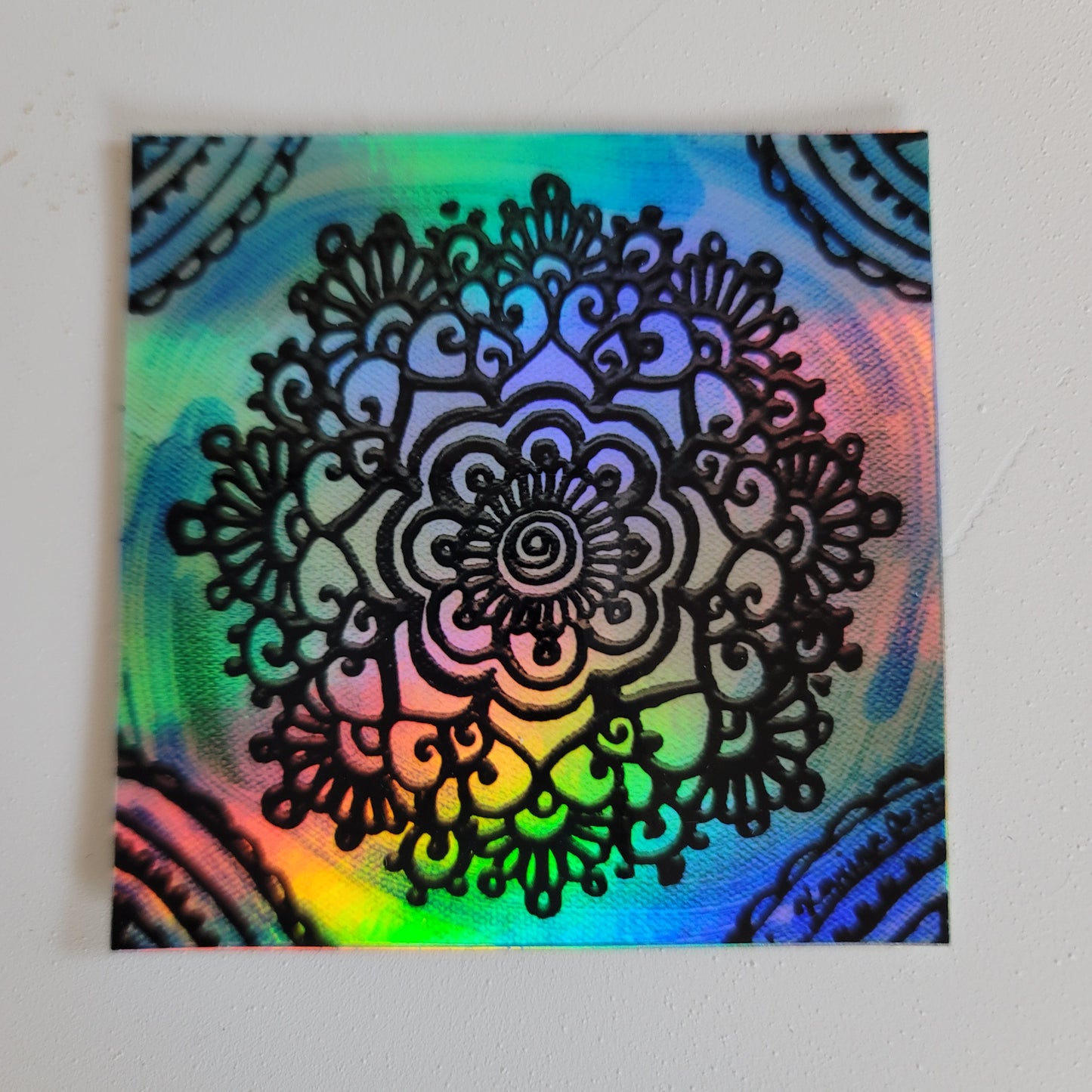 "Discern" waterproof art sticker