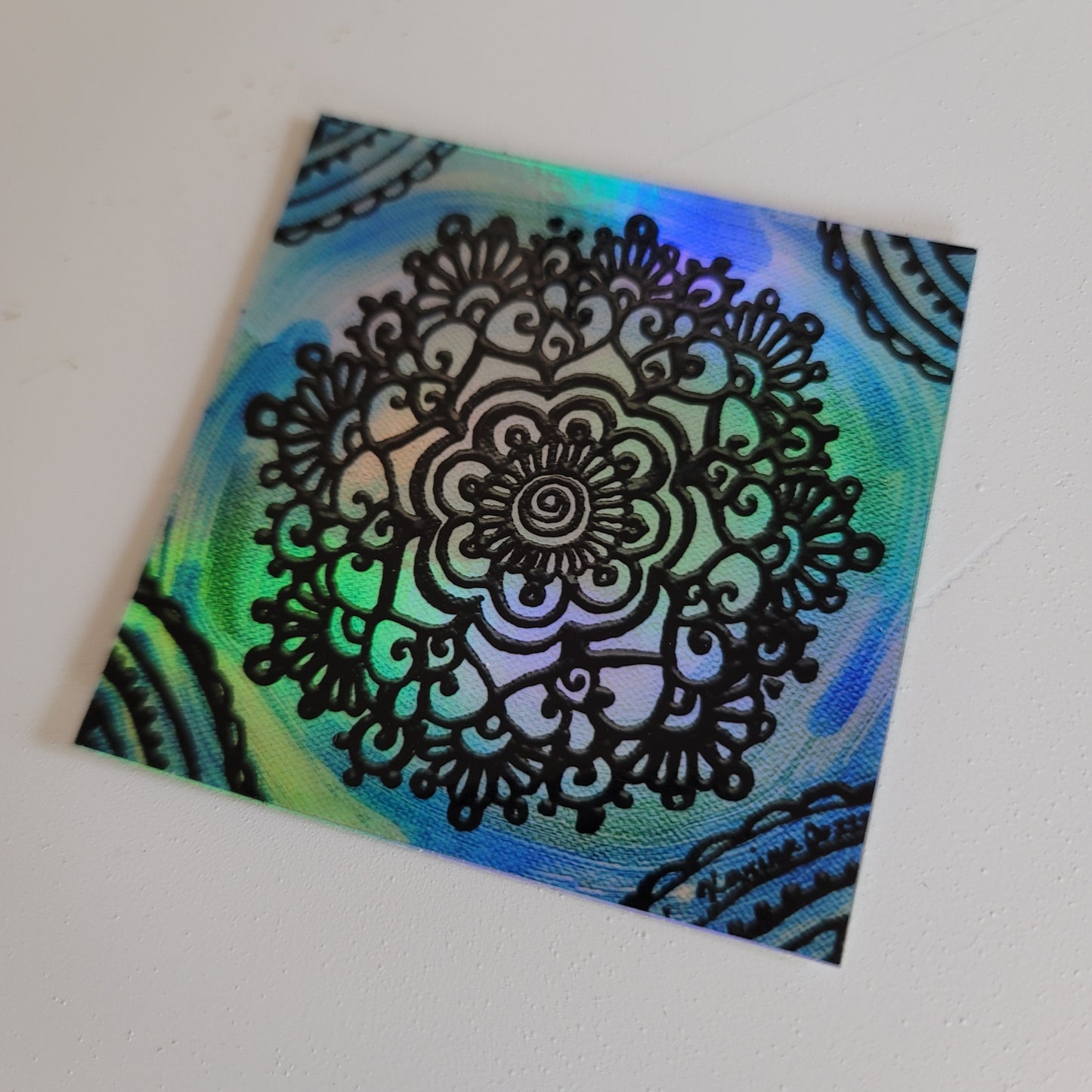"Discern" waterproof art sticker
