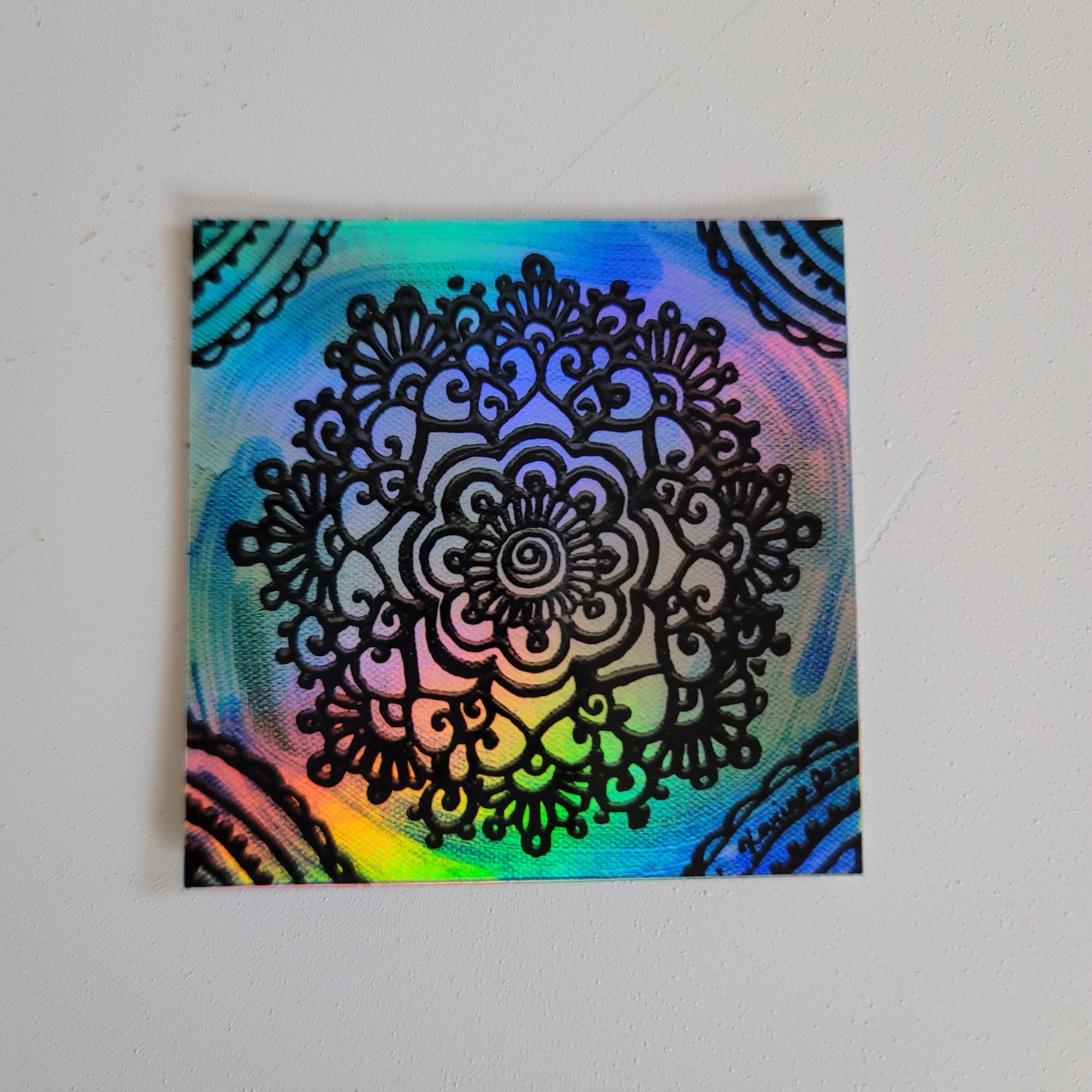 "Discern" waterproof art sticker