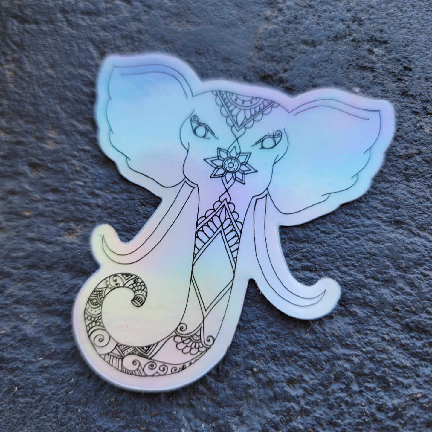 "Elle" Waterproof art print sticker