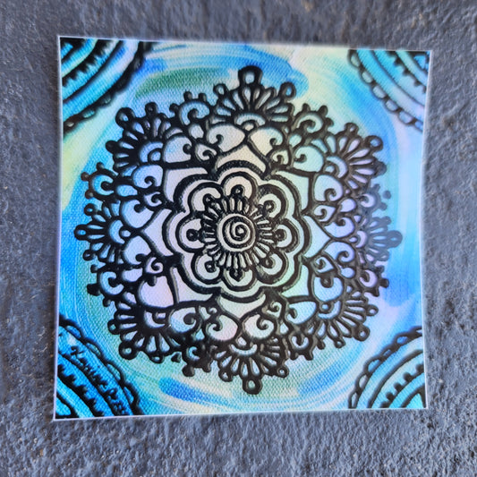 "Discern" waterproof art sticker