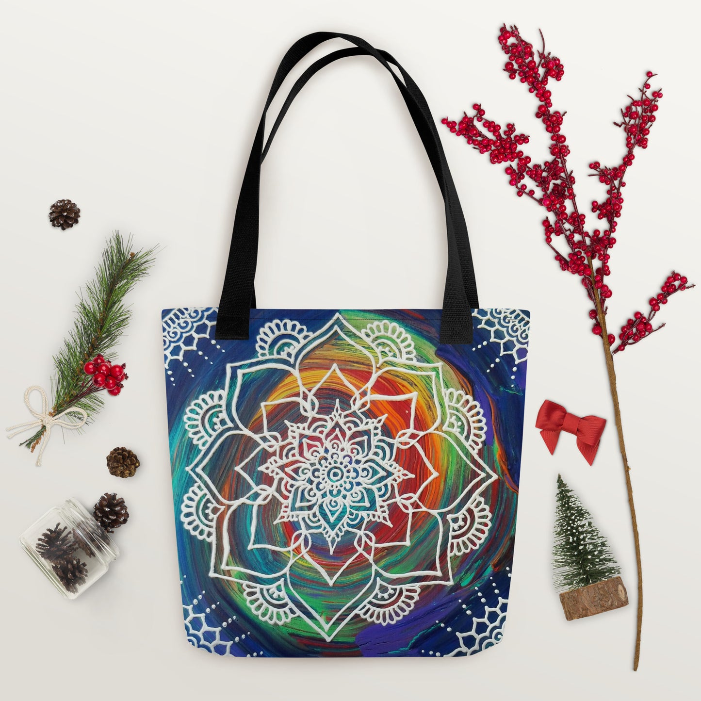 Be Bold Color Splash Art Print Tote bag