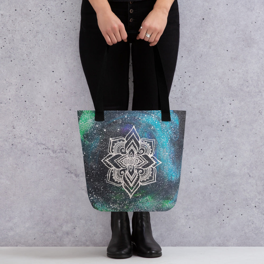 "Galaxy Mandala" Art Print Tote bag