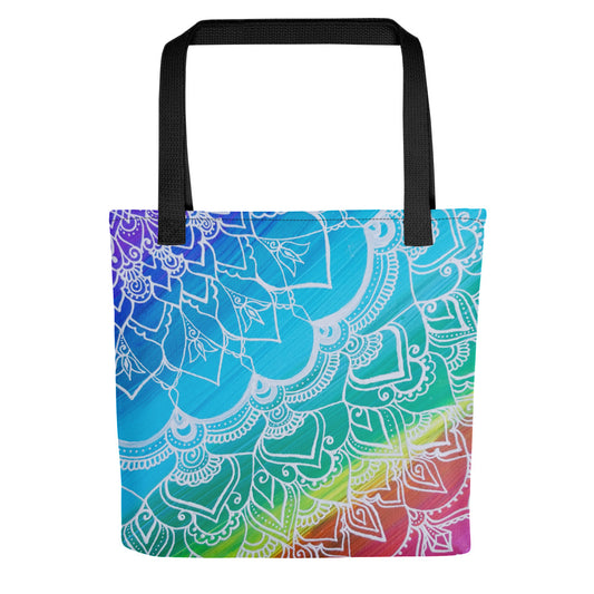 "Chakra Mandala" Art Print Tote bag