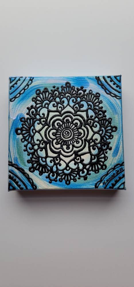 Discern | 6x6" Acrylic Painting | Reiki Art
