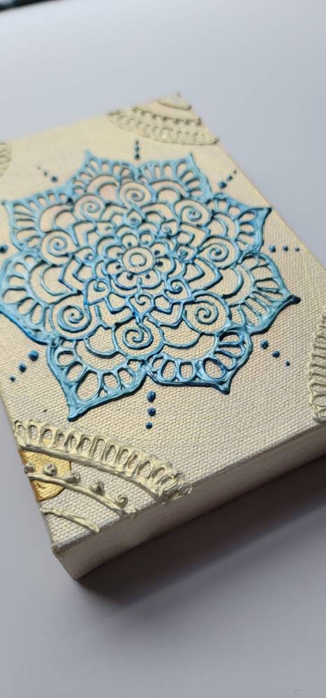 Splendor | 5x7" Acrylic Painting | Reiki Art