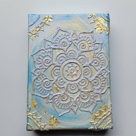 Dive | 5x7" Acrylic Painting | Reiki Art