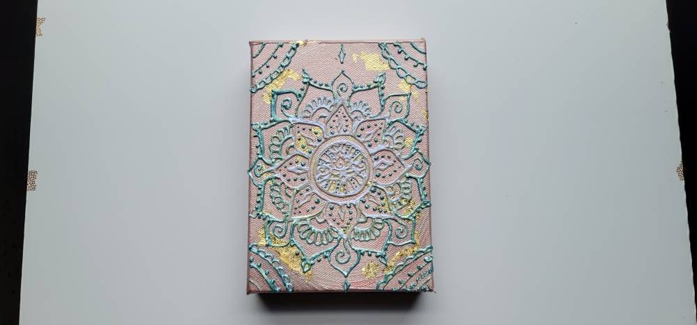 Profound | 5x7" Acrylic Painting | Reiki Art
