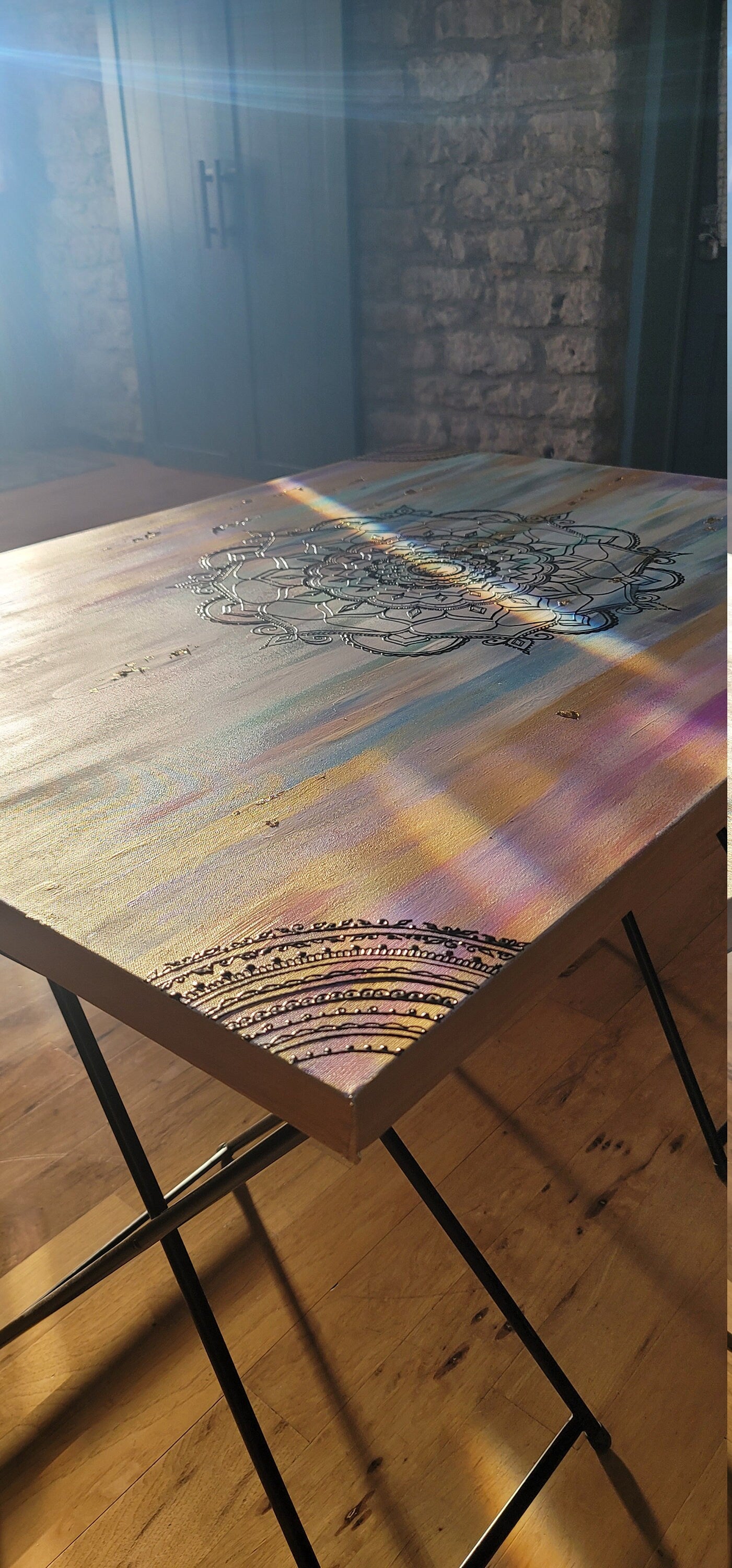 Comfortable in the Uncomfortable Original Mandala Painting | Freehand Reiki Infused Intention Artwork