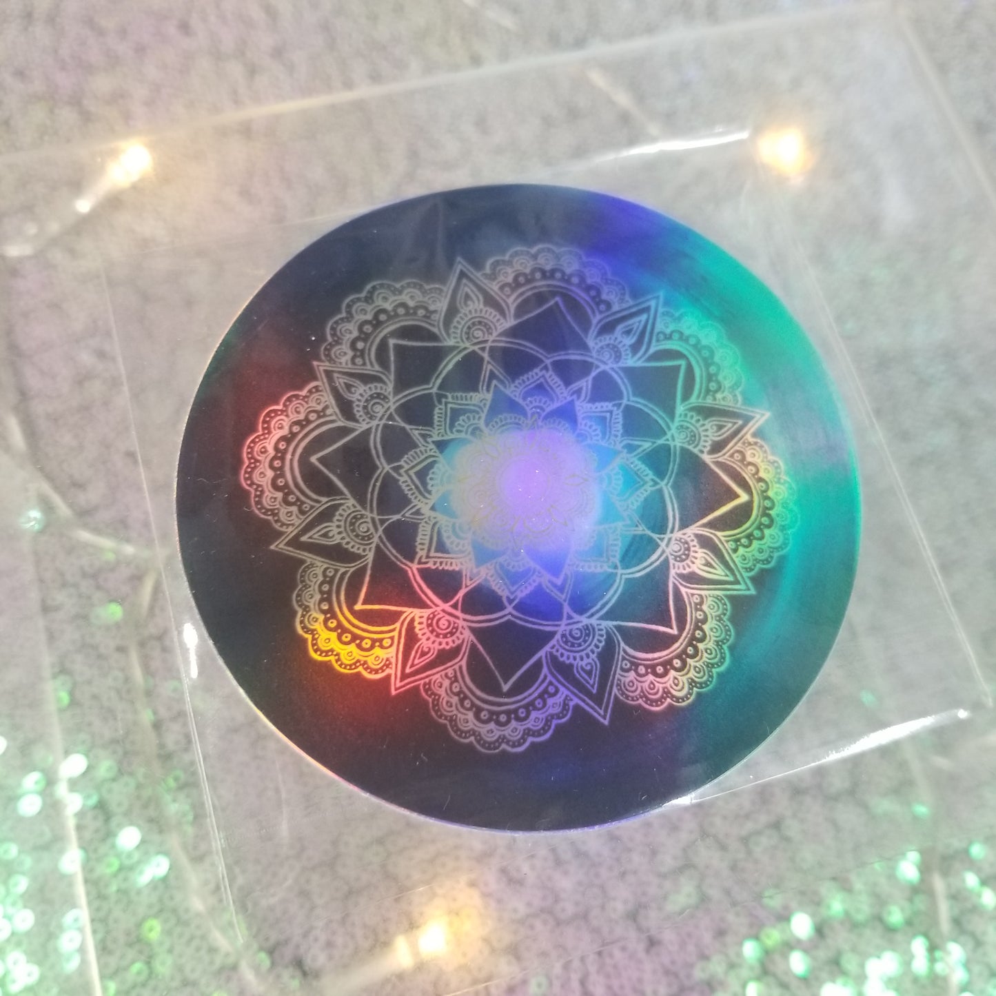 Frequency Portal Holographic Waterproof Art Sticker