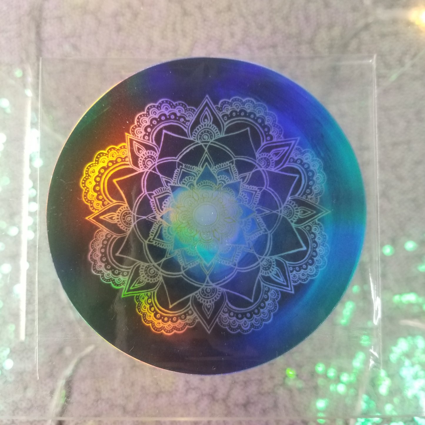 Frequency Portal Holographic Waterproof Art Sticker