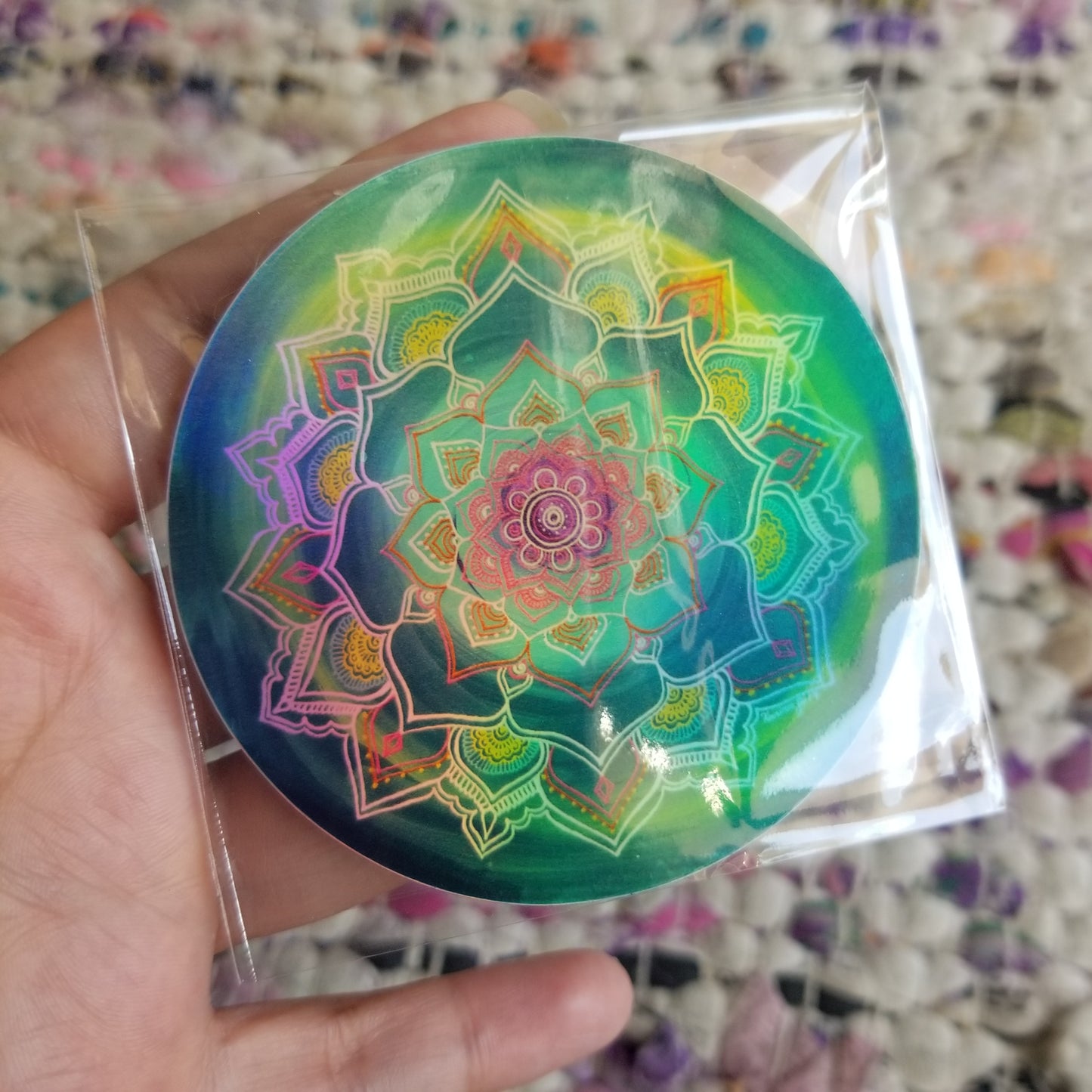 The Next Phase Holographic Waterproof Art Sticker